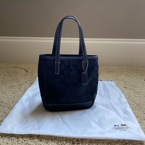 Like new black Coach handbag